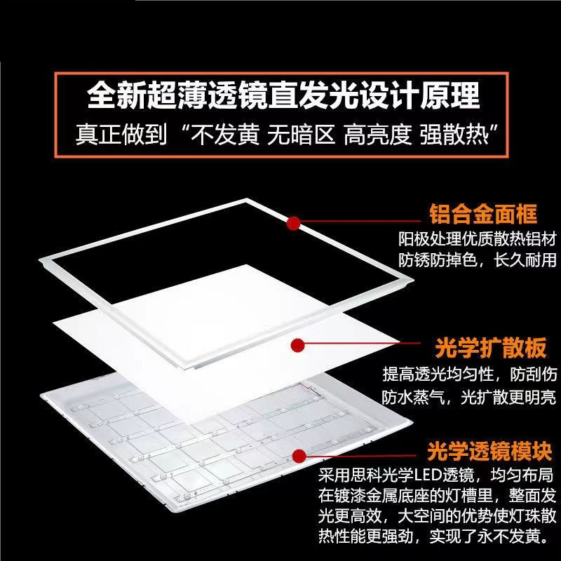 盛仕·紫光 平板灯595x595