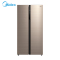 美的(Midea) 对开门冰箱 BCD-541WKPZM(E) 541升 变频一级能效铂金净味智能家用大容量