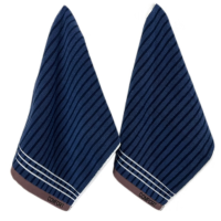 世纪金鹰 精梳棉高端条纹面巾 125g*1 条