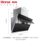 林内(Rinnai) 18立方油烟机 CXW-220-NM05J 家用侧吸式壁挂式 近吸大风力