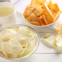 百草味 膨化食品 山药片香葱味 45g 即食好吃的薯片吃货零食任选