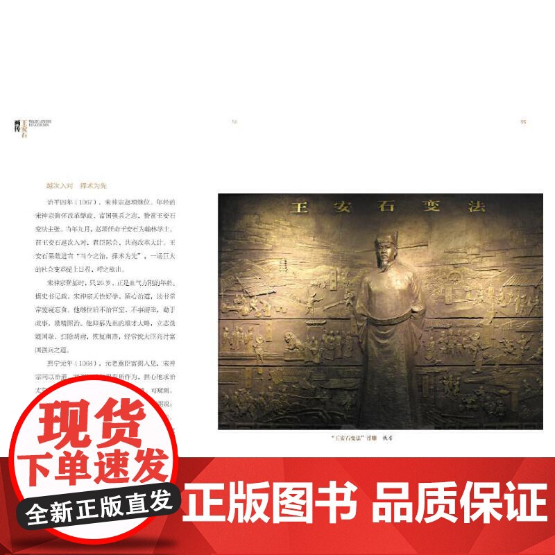 王安石画传 朱虹 江西美术出版社 正版书籍高清大图