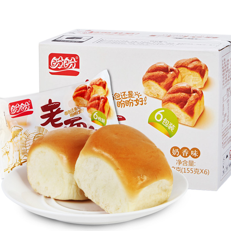 盼盼老面包930g早餐营养学生老式怀旧传统手撕面包整箱网红小蛋糕零食