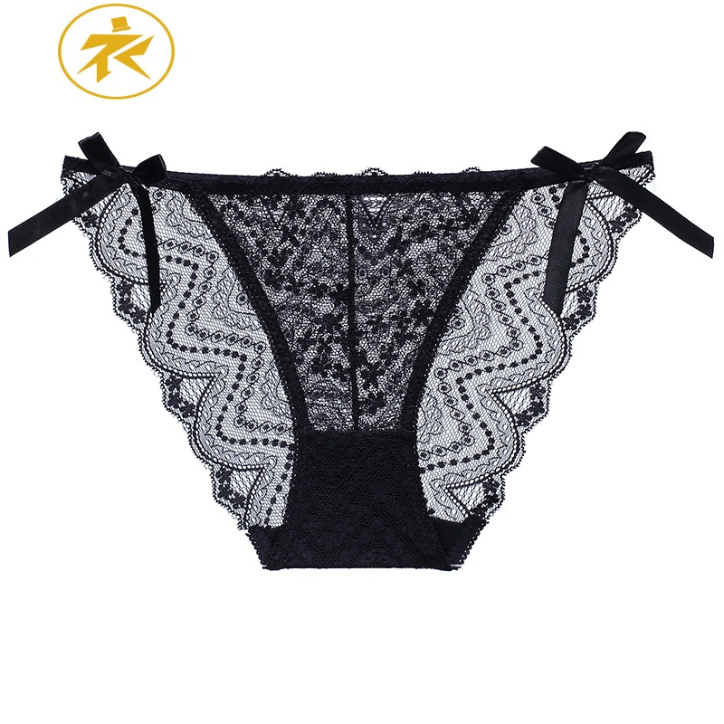 ideamini甜美内裤少女士蕾丝性感甜美可爱透气薄款无痕舒适三角裤内裤