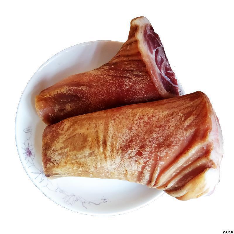 正宗烟熏猪蹄髈肘子腊猪手猪脚柴火腊猪脚湖南腊肉烟熏咸腊肉柴火腊