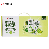 韩国进口 宾格瑞哈密瓜味牛奶饮料 200ml*12香滑口感
