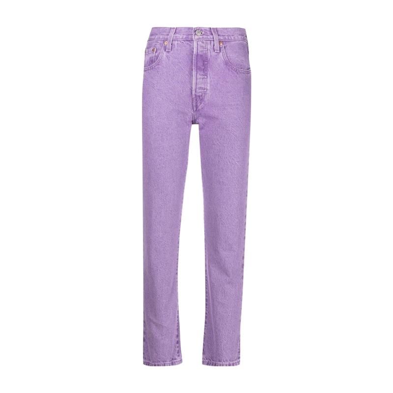 Levi's李维斯女士牛仔裤新款靓丽色彩潮流徽标九分裤时尚休闲裤
