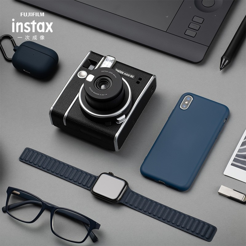 富士(FUJIFILM)INSTAX一次成像 胶片相机 mini40 复古文艺造型 迷你40