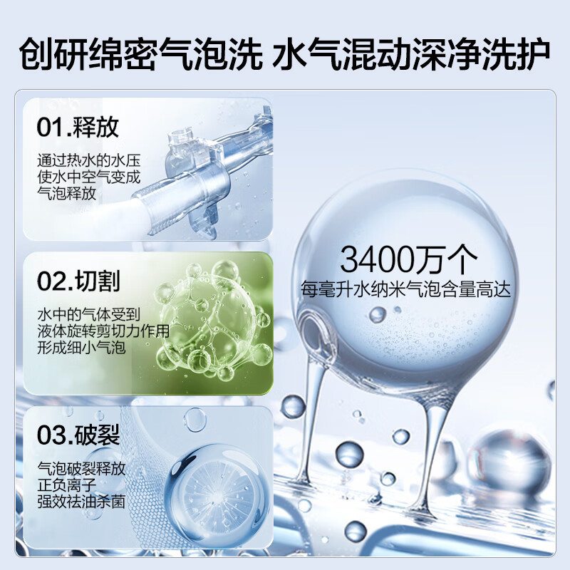 万和(Vanward)[气泡洗润养肤 长白山R8Pro]80升电热水器 杀菌去农残 FOF抑垢鲜活水免镁3300W速热