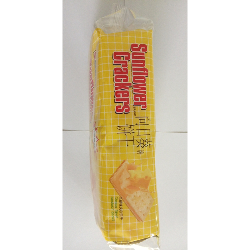 向日葵 乳酪味苏打夹心饼干 270g/袋