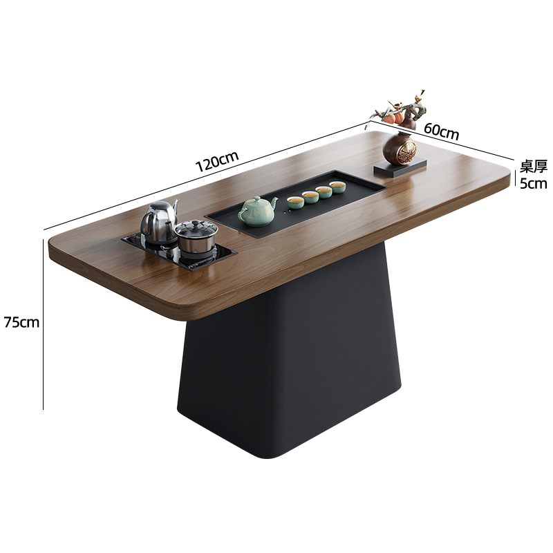 芙首泰茶桌120*60*75cm张高清大图