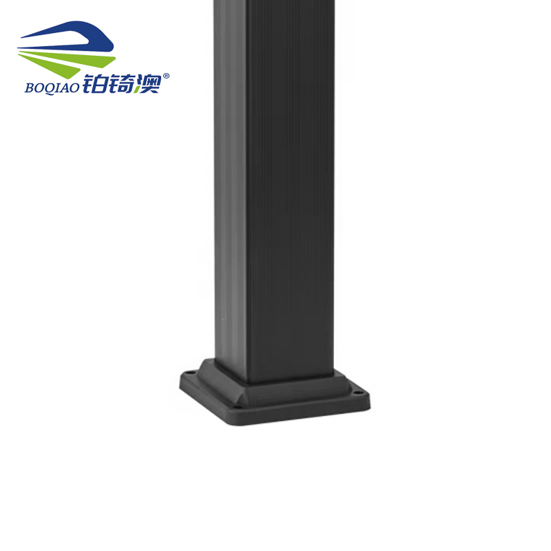 铂锜澳 中方形太阳能草坪灯 185*185*665mm-白光暖光 个高清大图