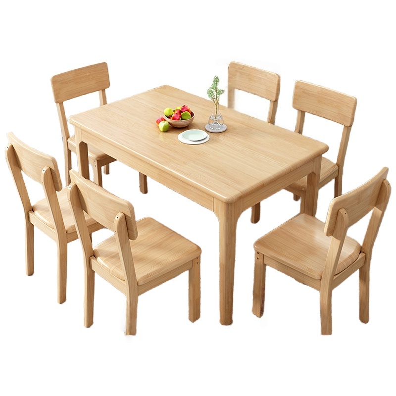 珂攸洋实木餐桌套