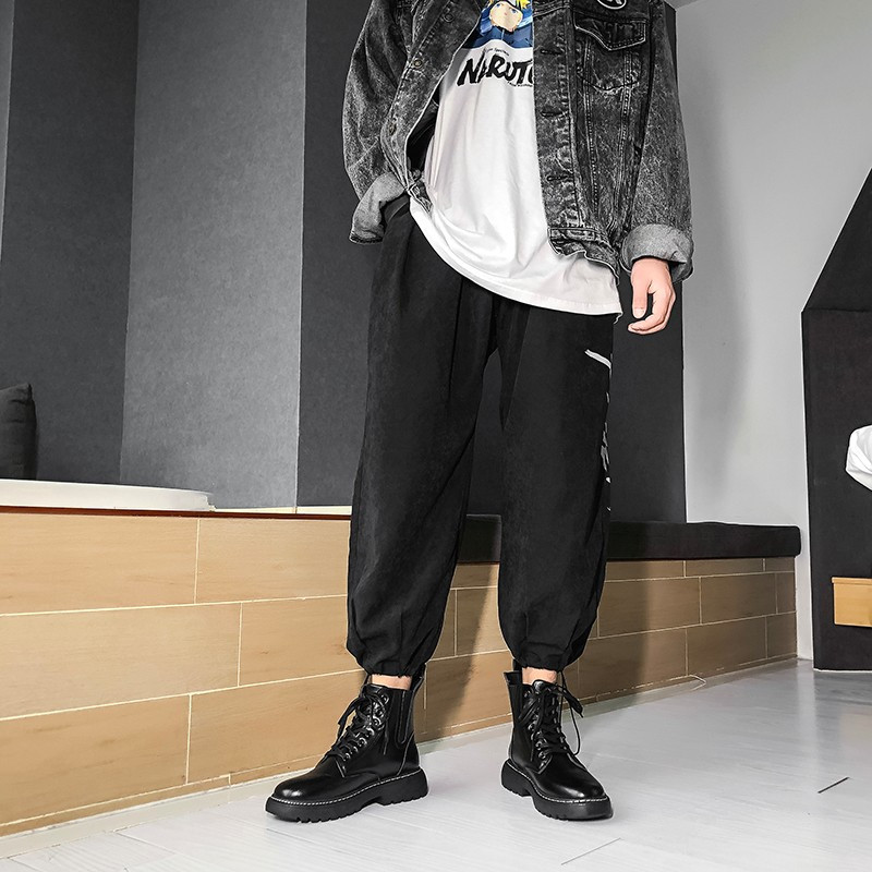 伊努特墨季马丁靴内增男高帮英伦风潮流百搭中帮工装靴男靴冬季棉鞋