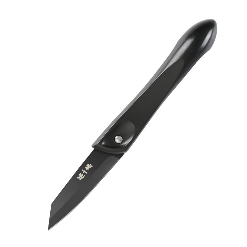 张小泉 D20930100 沁怡黑水果刀不锈钢家用宿舍用便携式瓜果刀小折刀
