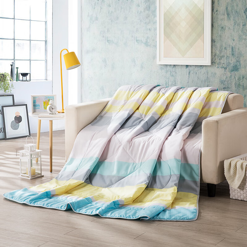 LOVO四季多彩防螨夏被纤维被 150*200cm