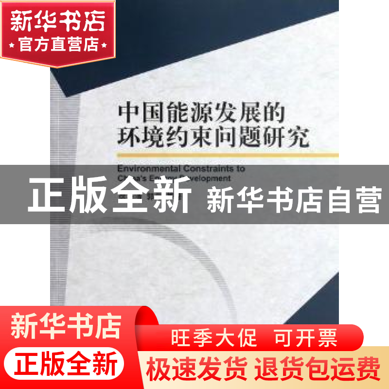 正版 中国能源发展的环境约束问题研究 徐华清,郭元等著 中国环