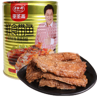 [中华特色]泰安馆 亚圣斋 带鱼罐头410g/瓶 即食海鲜红烧黄花鱼肉 鲜食下饭菜零食 山东特产 华东