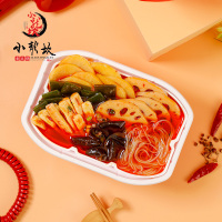 (️清仓)小龙坎麻辣小火锅245G方便速食自煮自助自热火锅网红懒人即食素菜版