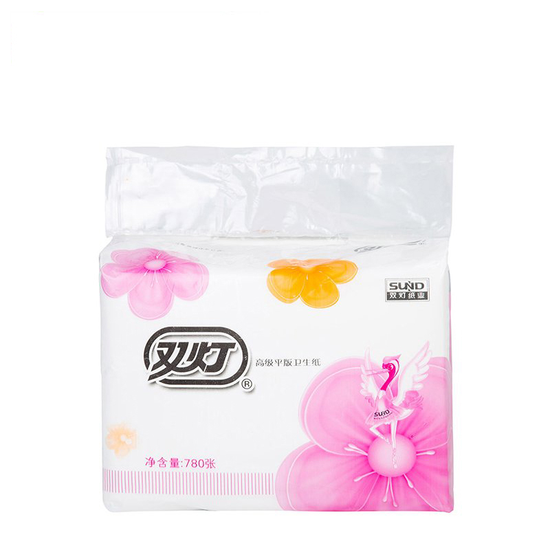 双灯平板纸柔软生活卫生纸780张
