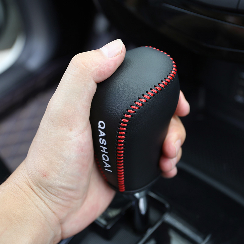 敬平19款逍客改装专用皮排挡套日产新逍客装饰档把档杆套汽车用品1619