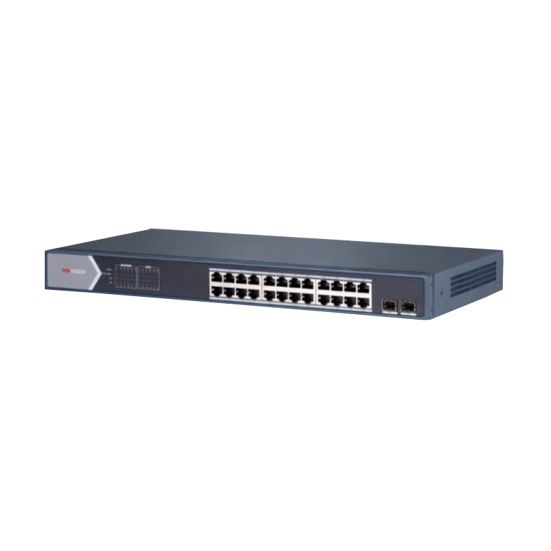 海康威视 DS-3E1526SP-E 24口低功率轻网管千兆POE交换机