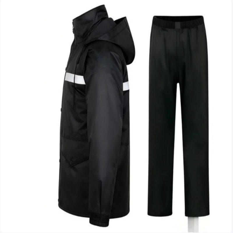 鼎鑫实业DXSY-112 分体式 雨衣 (计价单位:件) 黑色高清大图