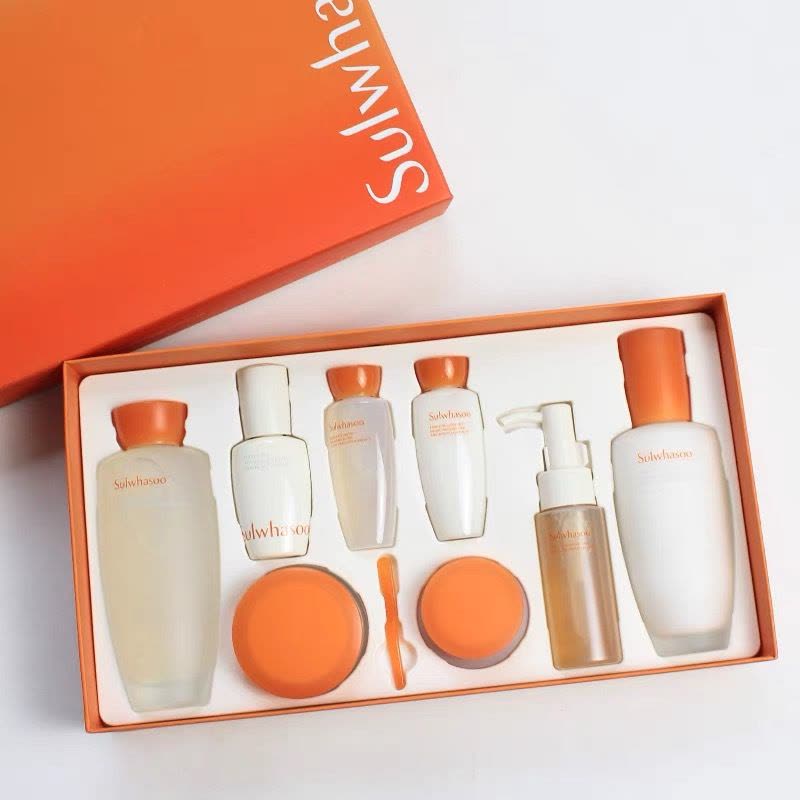 雪花秀(Sulwhasoo)全明星套装滋盈肌本舒活润颜焕光贵妇水乳三件套焕光水乳精华套盒护肤套装补水专柜版 护肤品礼盒图片