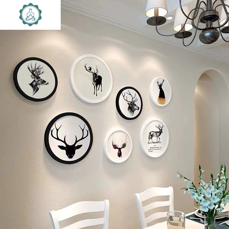 照片墙装饰免打孔相框挂墙组合创意个性卧室餐厅背景墙相册相片墙 封