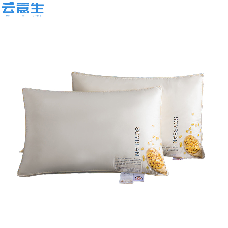 云意生 枕头 大豆纤维 48*74cm/个高清大图