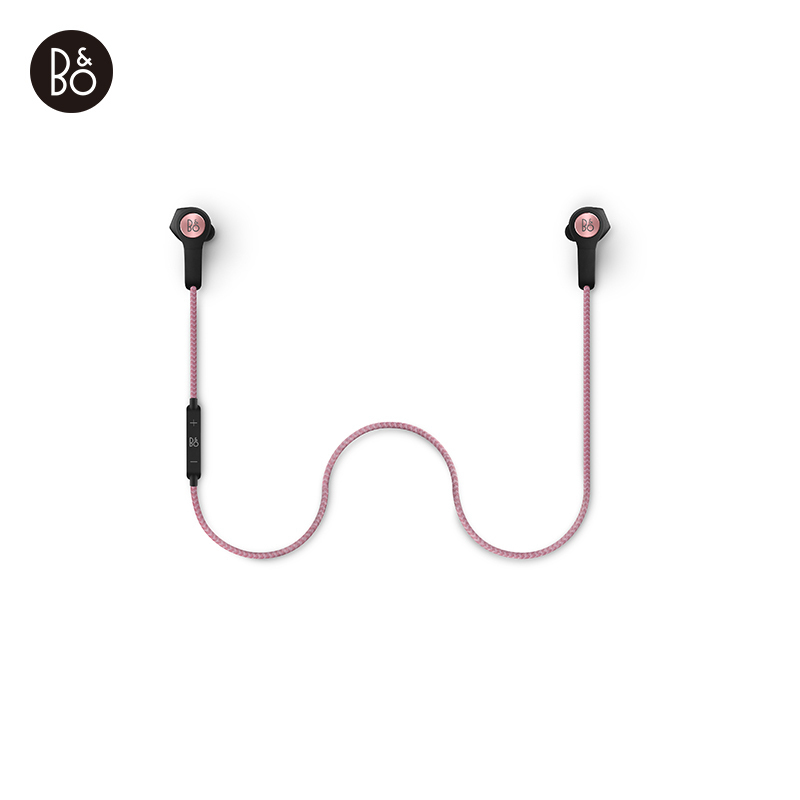 B&O PLAY beoplay H5 入耳式蓝牙无线耳机 磁吸运动耳机 手机游戏耳机 跑步带麦可通话 玫瑰粉色