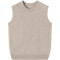 [100%羊毛]恒源祥纯色针织背心女秋冬新款弹力简约风羊毛衫马甲