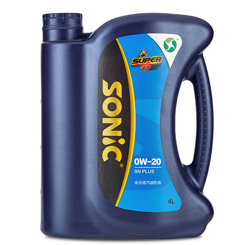 龙蟠SONIC T1全合成机油SN PLUS 0W-20汽车发动机润滑油4L