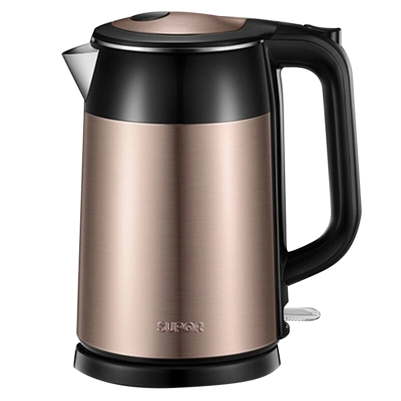 苏泊尔(SUPOR)电水壶不锈钢全钢无缝双层防烫全自动断电防干烧1.7LSWF17S26A高清大图