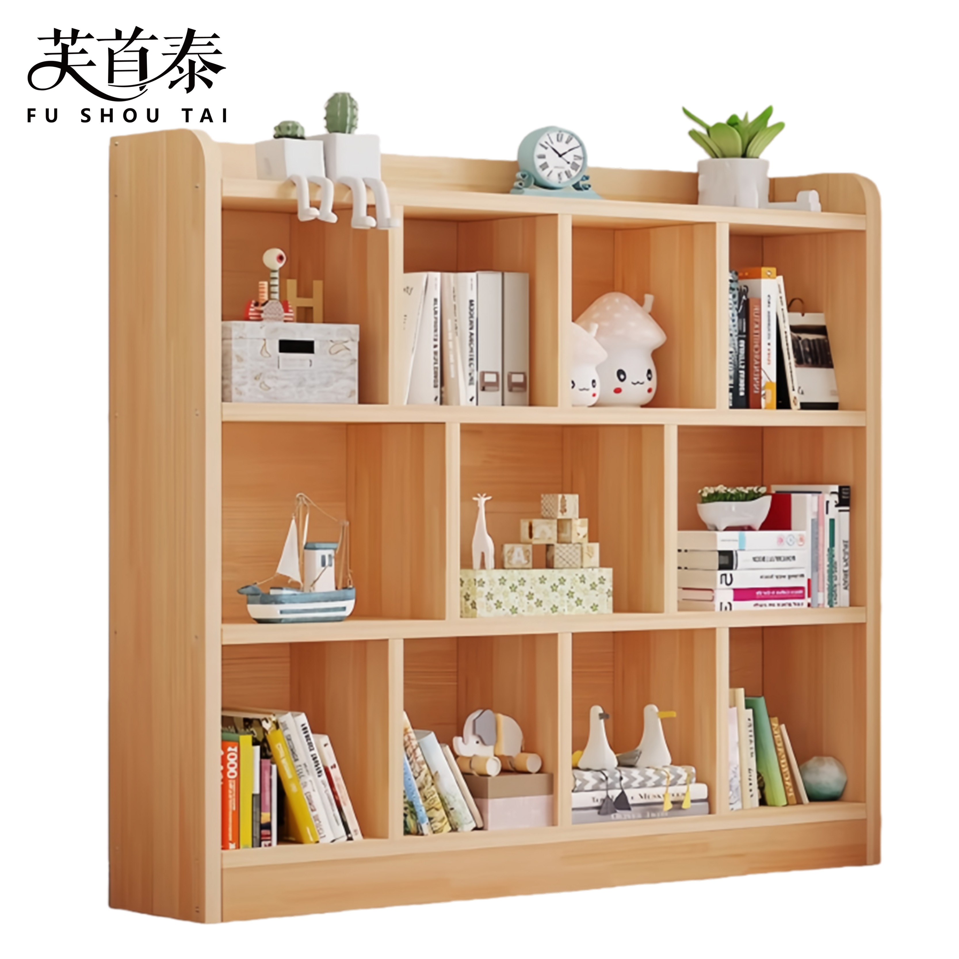 芙首泰三层书架1200*240*1200mm个高清大图