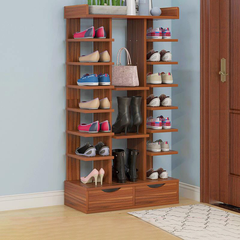 鞋架子简易多层门口木质小鞋架经济型家用放鞋架鞋柜储物架防尘