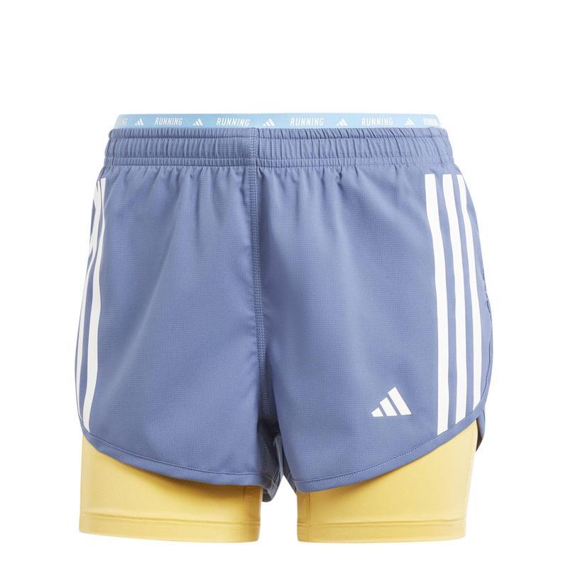 Adidas/阿迪达斯女士高尔夫运动复古三 stripe 合短裤 速干反光舒