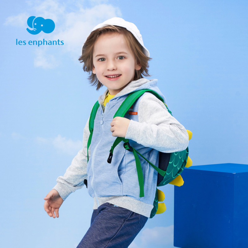 丽婴房童装男童男宝宝休闲连帽外套儿童柔软舒适上衣2020春季新款