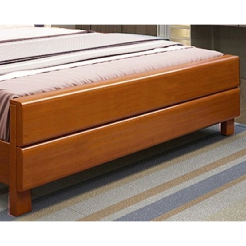 乐琪艺 实木单人床 1.8m+8cm床垫 套高清大图