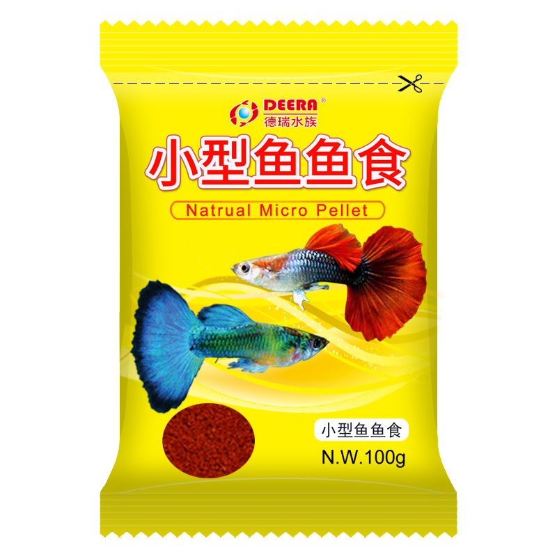 孔雀鱼饲料鱼食小型鱼热带鱼饲料斗鱼红绿灯科鱼小微颗粒金鱼鱼粮高清大图