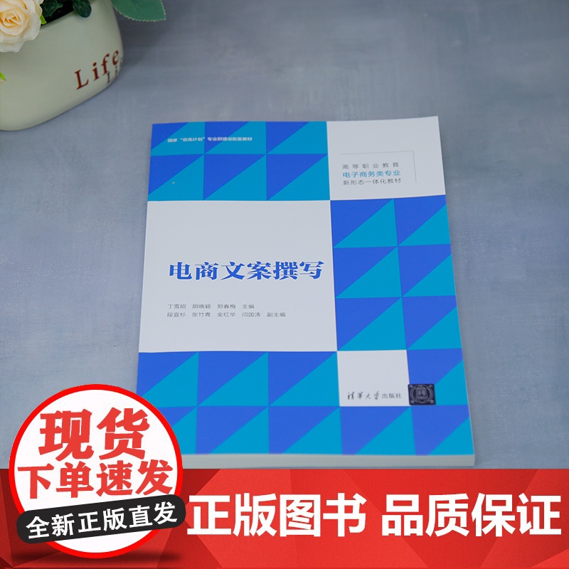 [正版新书]电商文案撰写 丁雪昭、胡晓颖、郑春梅 清华大学出版社 电子商务 广告文案 策划写作高清大图
