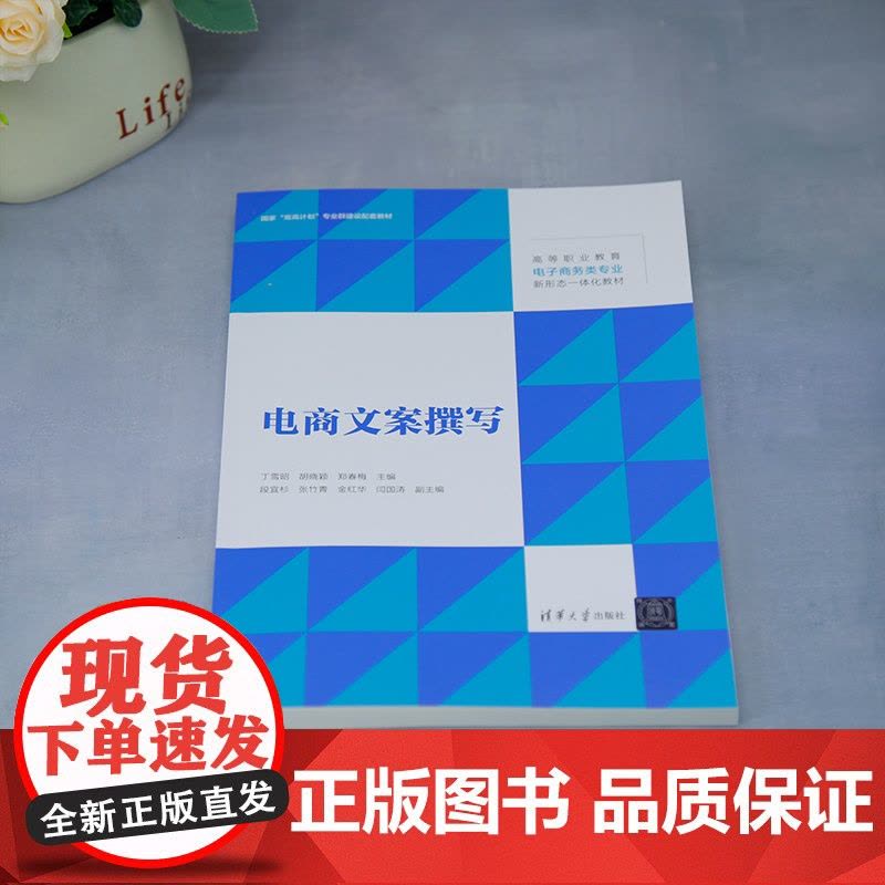 [正版新书]电商文案撰写 丁雪昭、胡晓颖、郑春梅 清华大学出版社 电子商务 广告文案 策划写作图片