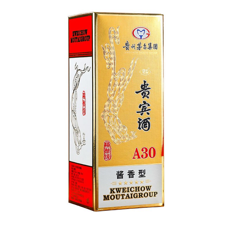 机乐堂(JOYROOM) 贵州茅台集团茅乡贵宾酒 A30精酿级 53度酱香型白酒 500ml*6瓶/箱