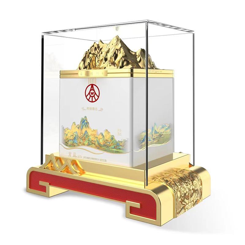 五粮液仙林生态 宜品辉煌腾达千里江山 珍藏摆柜优级酒大坛酒52度2L