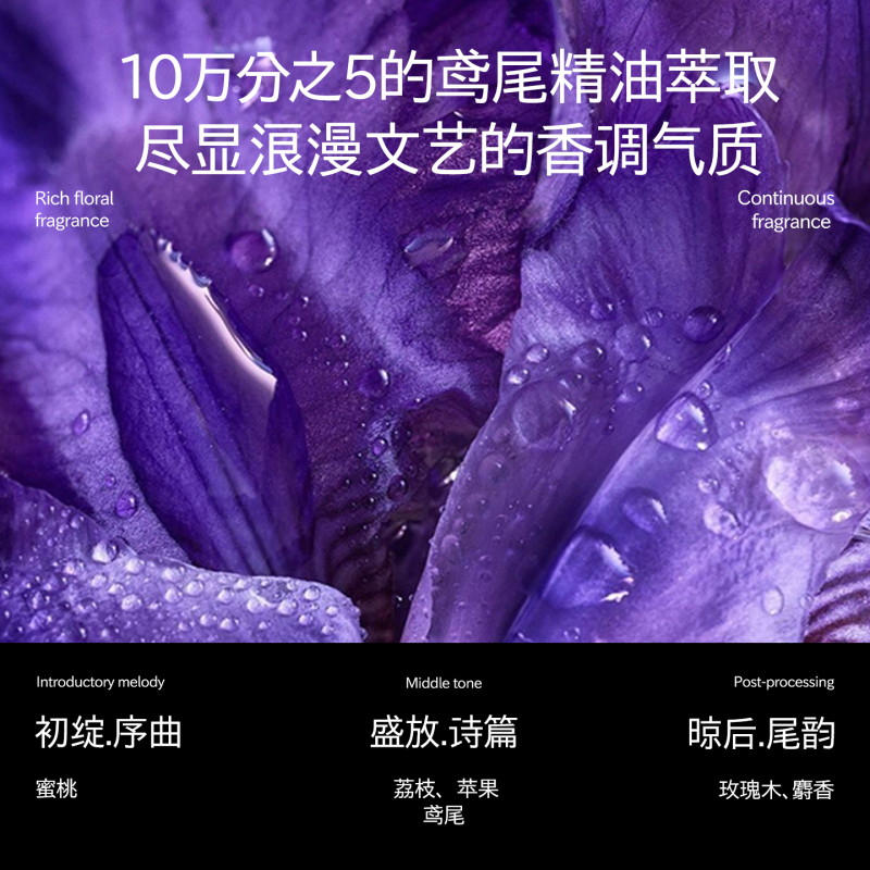 花卉诗·鸢尾除螨香氛洗衣液 2kg*1高清大图
