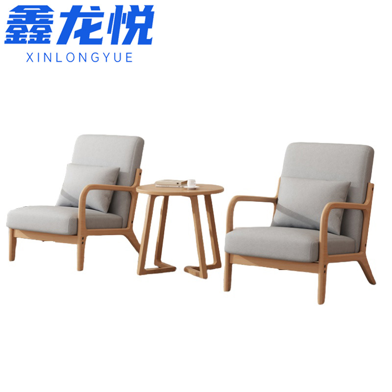 鑫龙悦 简易沙发 1+1+茶几 套高清大图