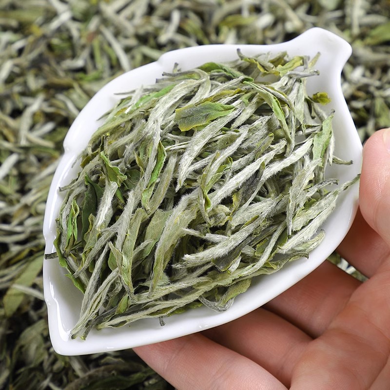 福鼎白茶明前头春花香荒野特级白牡丹王高山嫩芽散装罐装250g高清大图