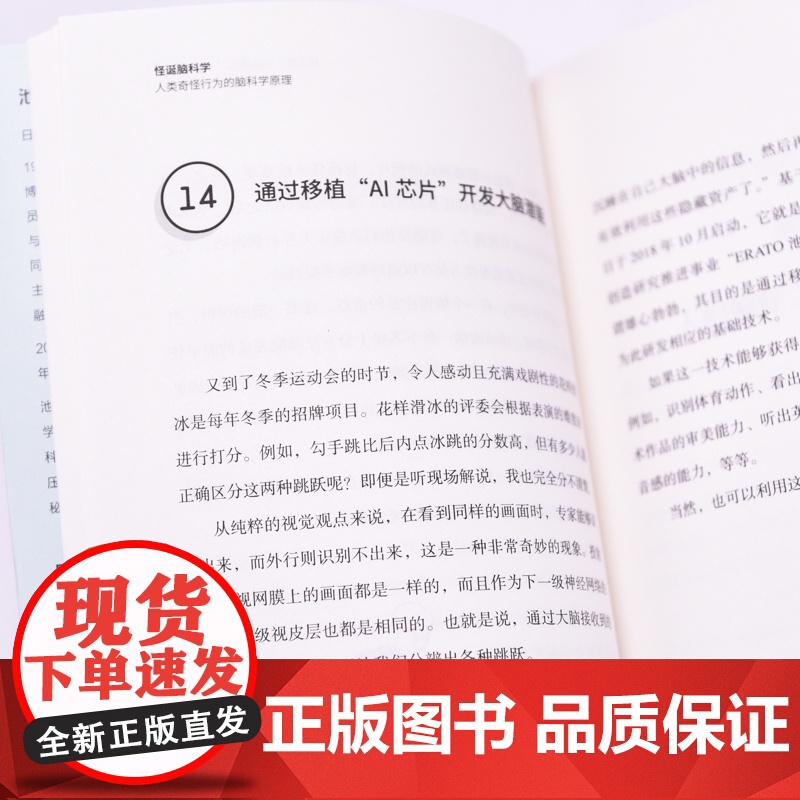 怪诞脑科学:人类奇怪行为的脑科学原理 考试脑科学作者池谷裕二新作 学习方法 科普读物书籍高清大图
