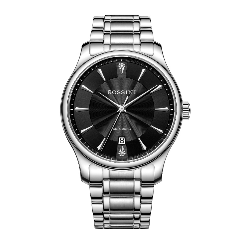 罗西尼rossini手表男自动机械表休闲时尚男表防水手表男士机械手表
