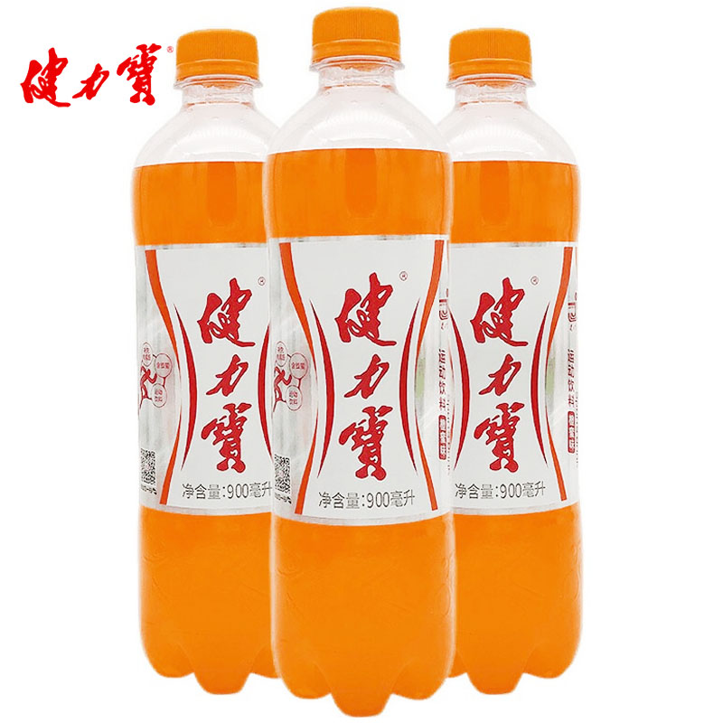 健力宝橙蜜味900ml瓶装运动饮料汽水90后怀旧碳酸易拉罐果汁参数